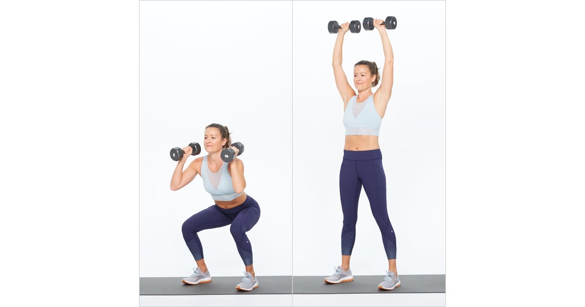 Variations Of Squat To Shoulder Press