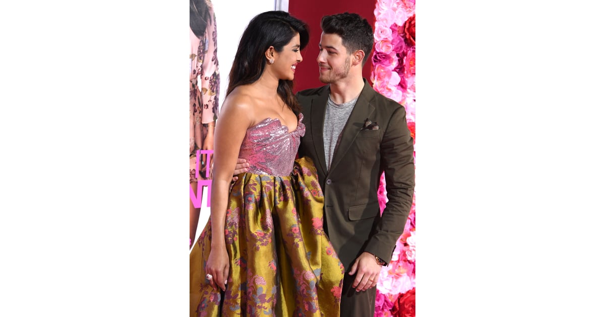 Nick Jonas and Priyanka Chopra at Isn't It Romantic Premiere | POPSUGAR