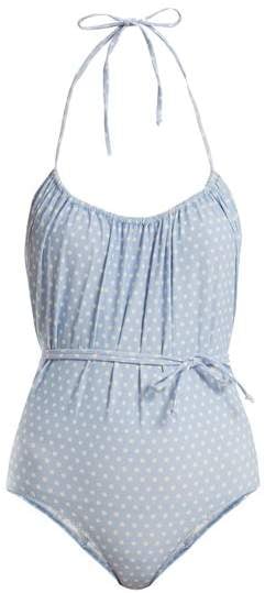 Lisa Marie Fernandez Charlotte Polka-dot Swimsuit