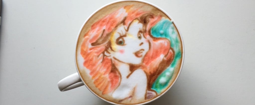 Little Mermaid Latte Art