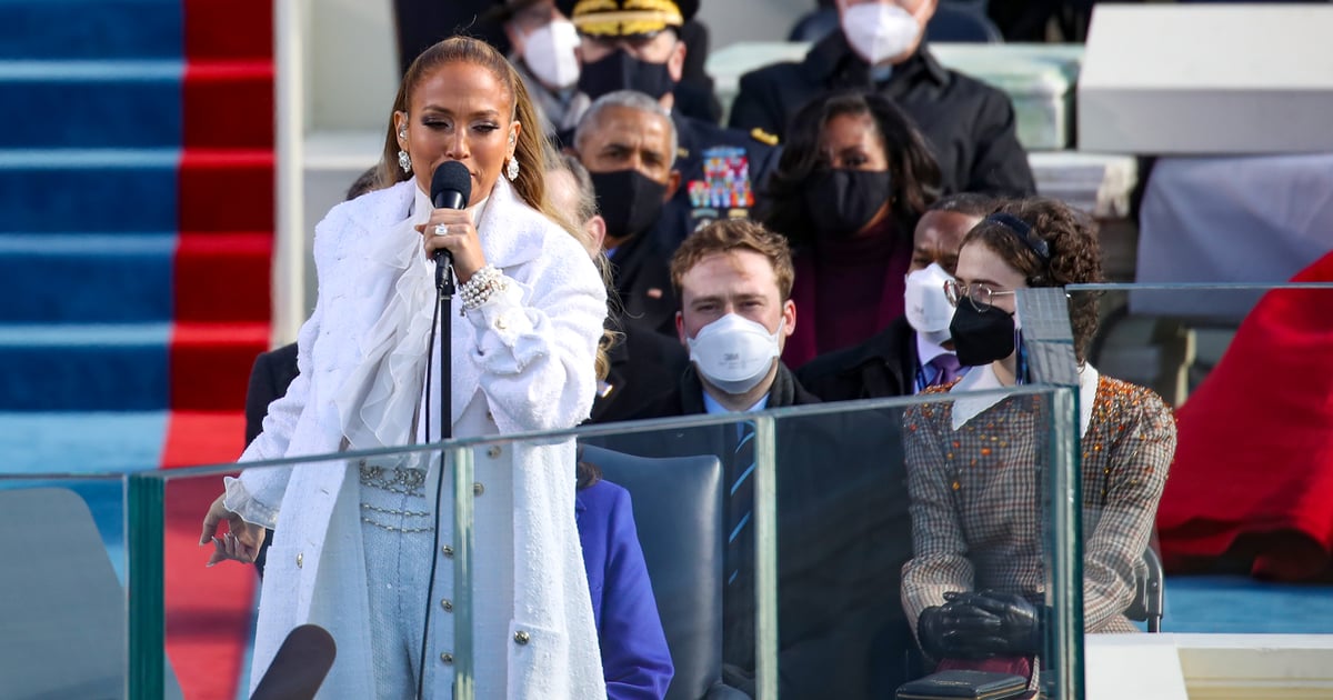 Jennifer Lopez’s Glam, All-White Inauguration Outfit Can Only Be Described as Peak J Lo