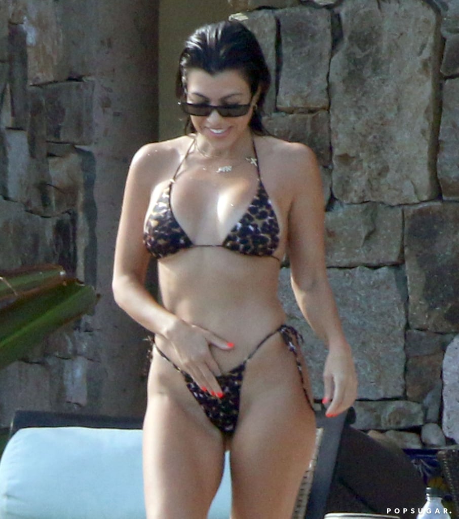 Kourtney Kardashian Bikini Pictures in Mexico August 2018