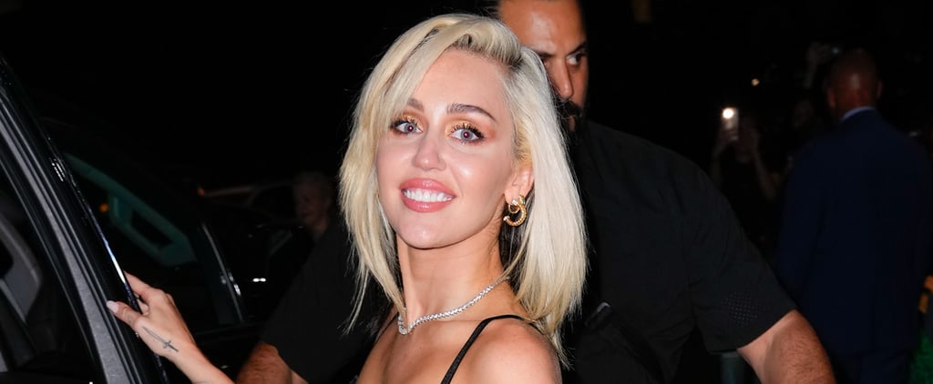 Miley Cyrus Wears Hair in Side Part in New York City