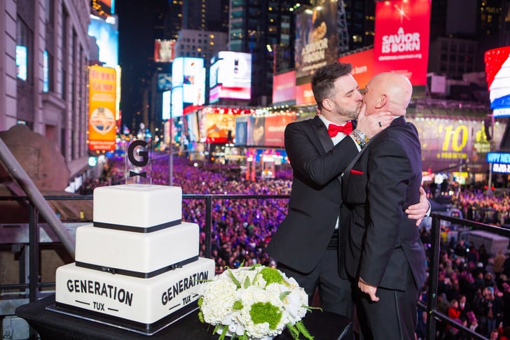 Same-Sex Wedding in Times Square on New Years Eve POPSUGAR Love and image picture