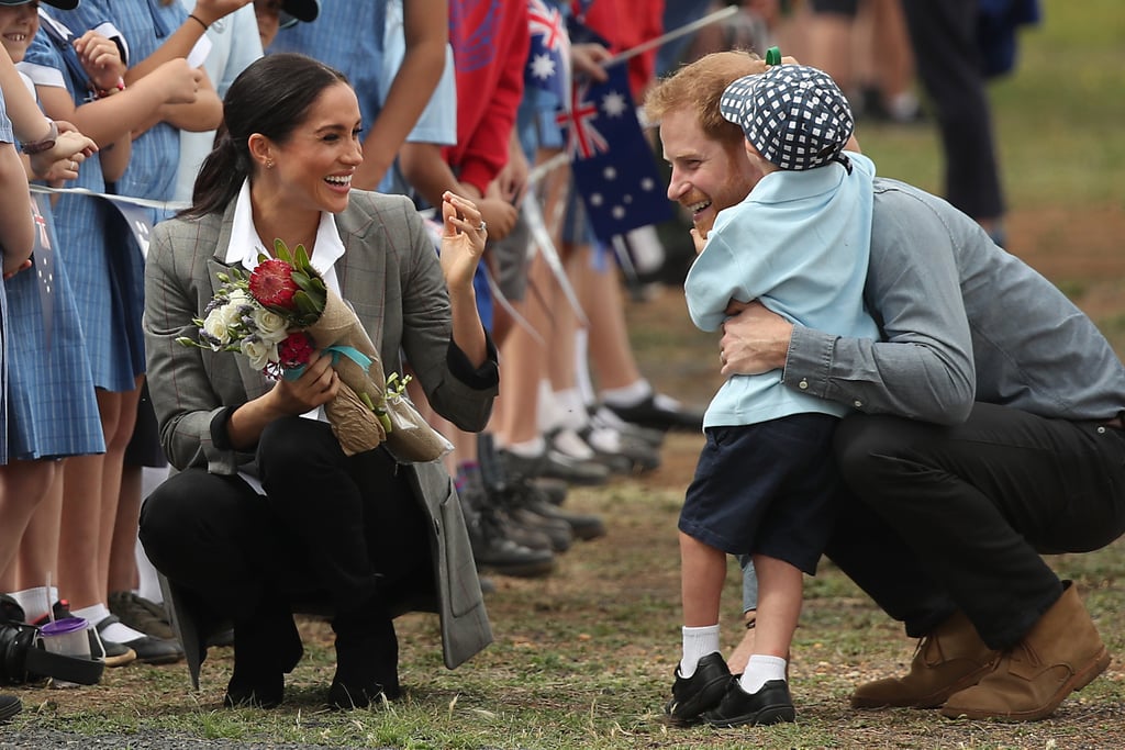 Prince Harry and Meghan Markle With Boy in Dubbo, Australia