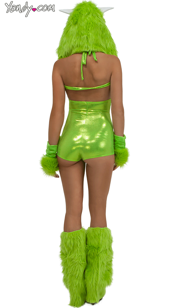 Green Furry Costume Twerk Sexy Halloween Costume S Popsugar Love 1291