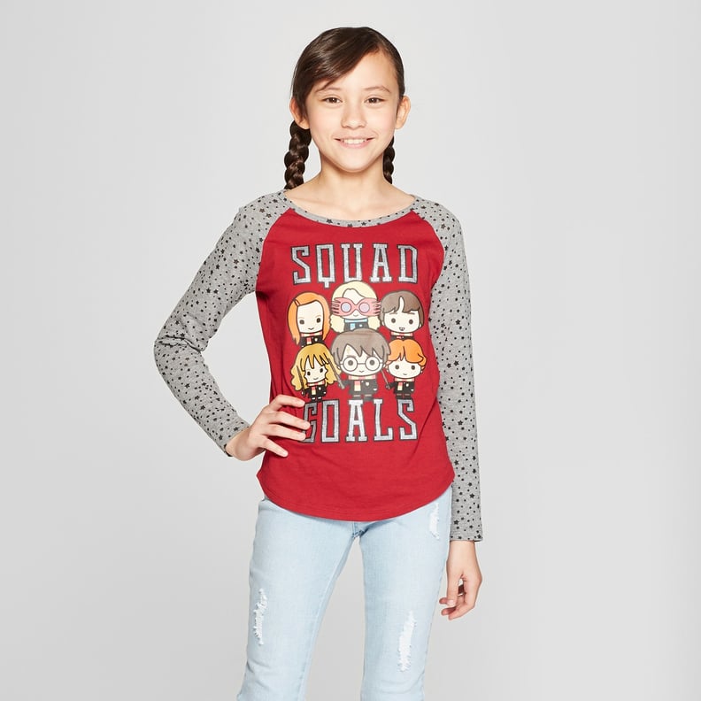 Harry Potter 'Squad Goals' Long Sleeve Raglan T-Shirt