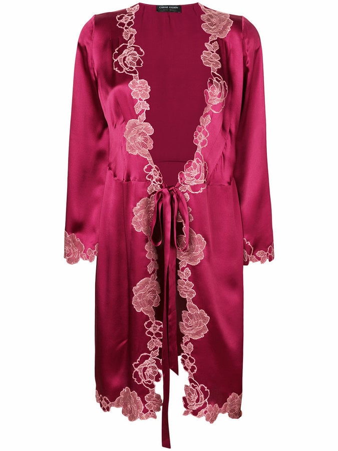 Carine Gilson Lace Detail Robe