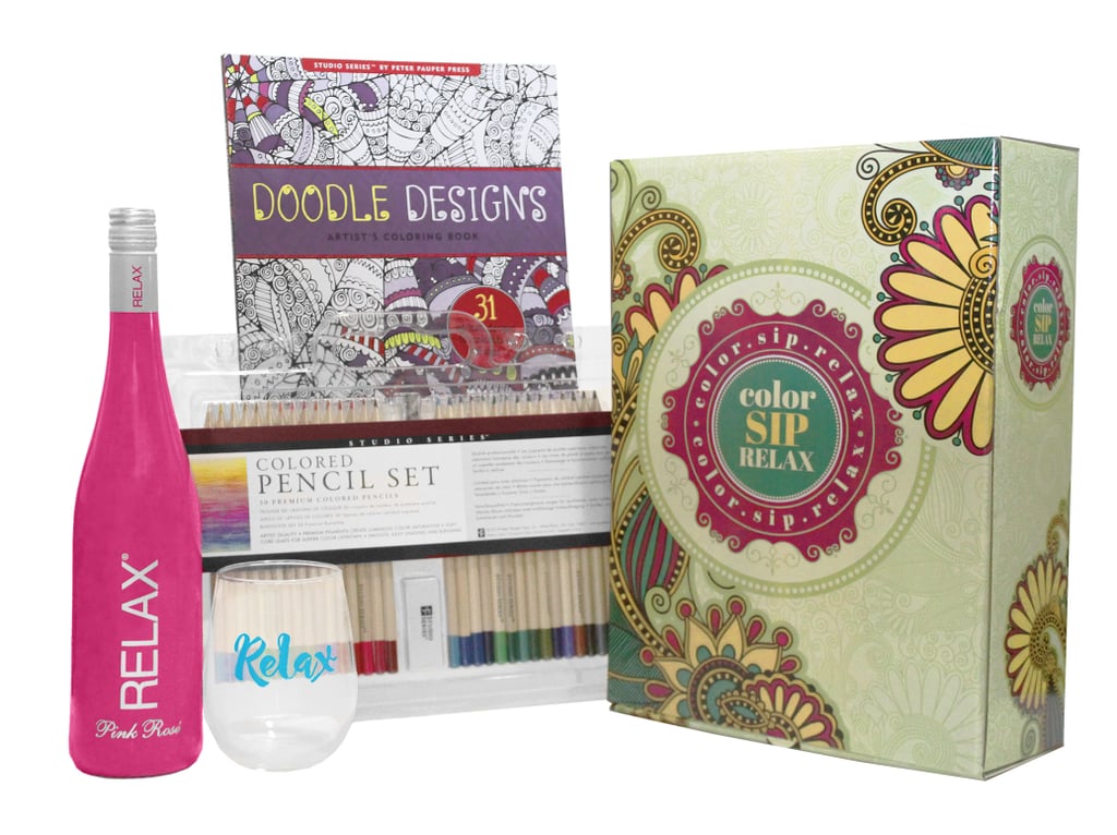 Doodle Designs and Relax Pink "Color Sip Relax"