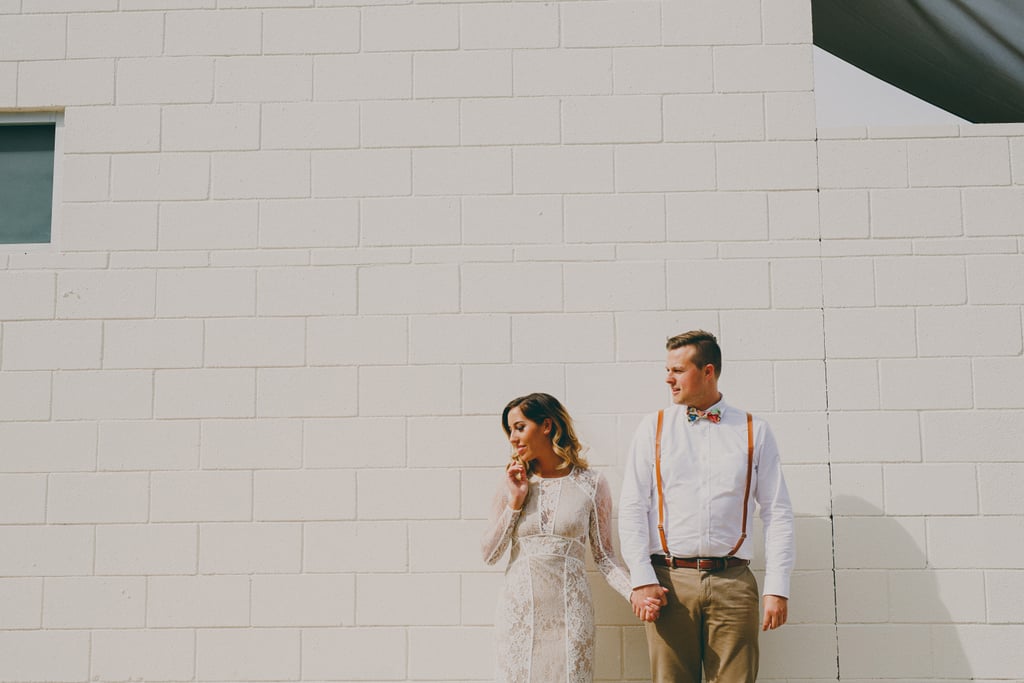 Trendy Palm Springs Wedding
