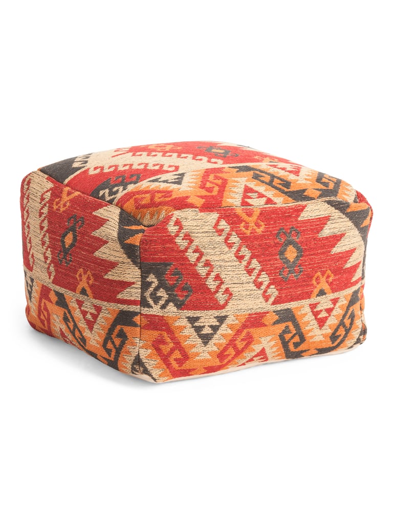 Made in India Jacquard Pouf
