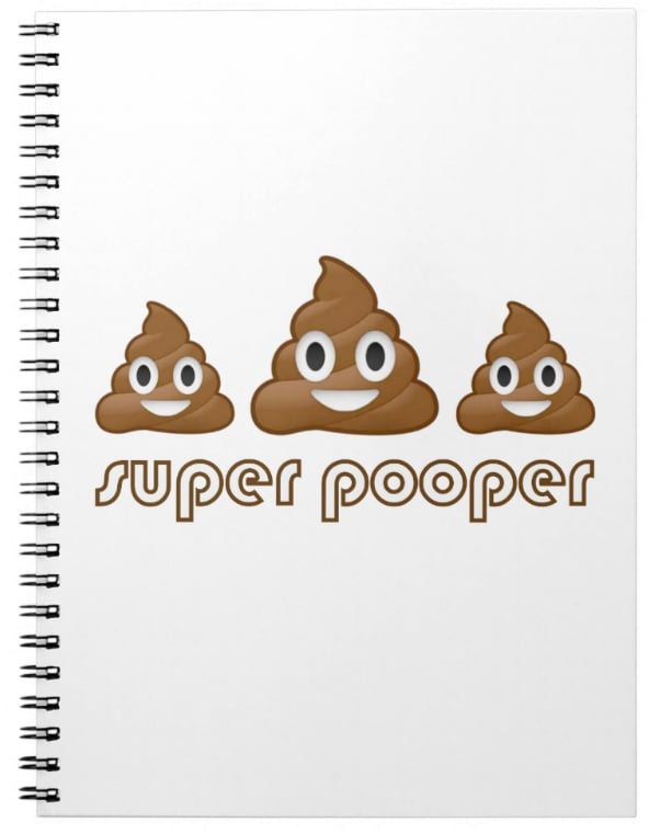 Super Pooper Spiral Notebook