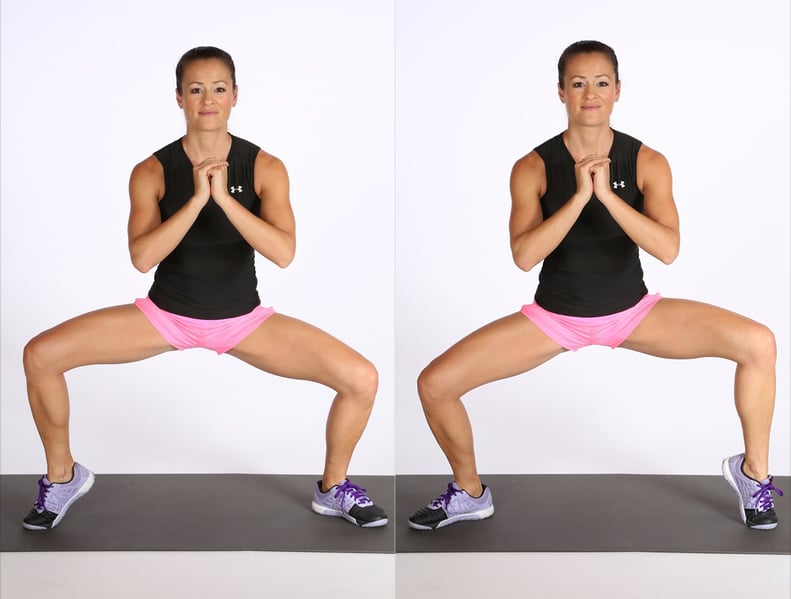 Wide Squat With Calf Raise