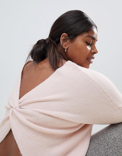 Twist back clearance sweater hollister