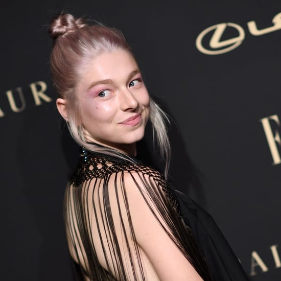 Hunter Schafer's Pink Hair and Makeup at the Elle Event