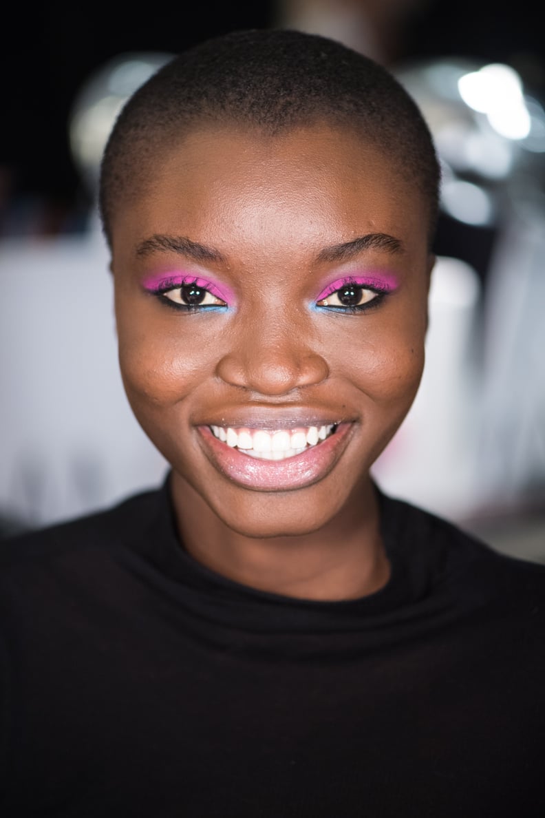 Splashy Pink and Blue at Christian Siriano