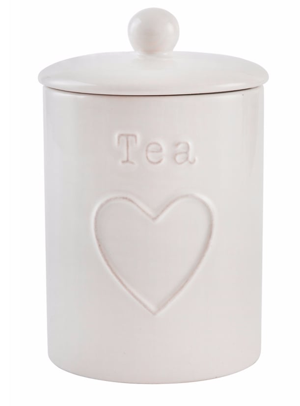 George Home Ceramic Heart Tea Canister