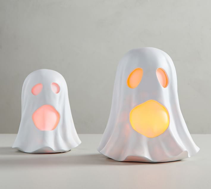 Light Up LED Ghosts Best Pottery Barn Halloween Decorations 2020 POPSUGAR Home Photo 22