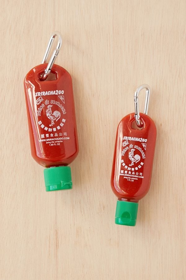 For Spicy Fans: Sriracha Keychain