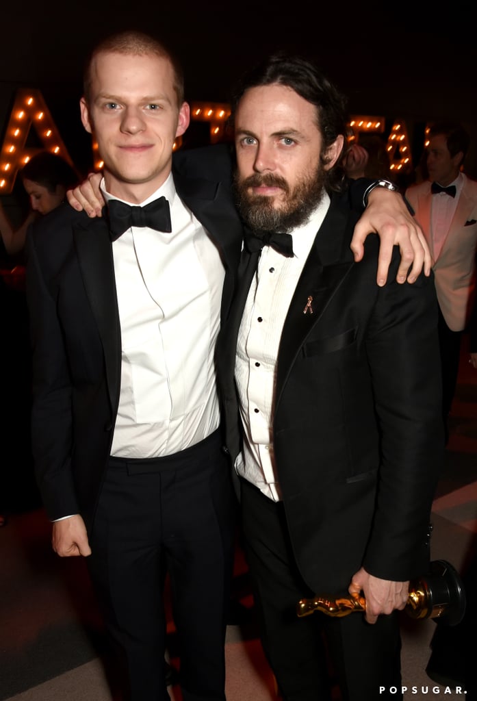 Pictured: Lucas Hedges and Casey Affleck