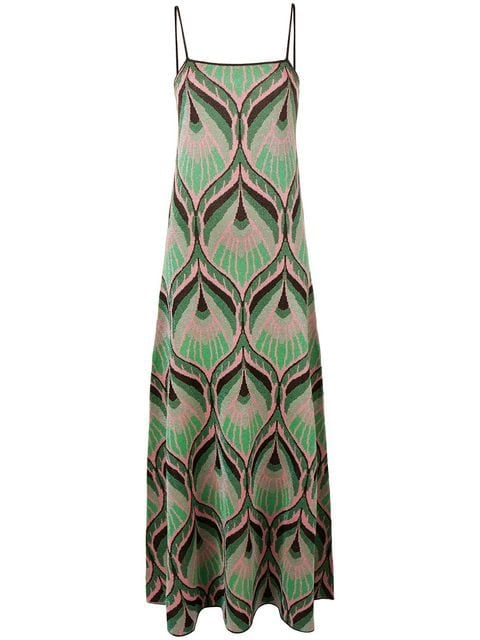 Circus Hotel Long Printed Dress