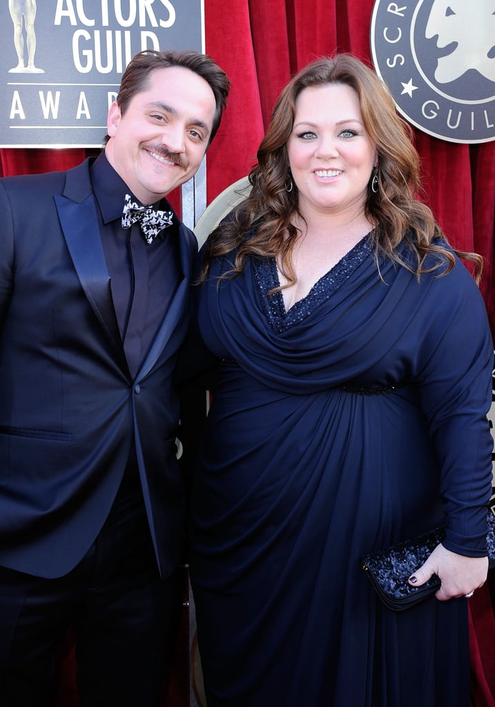 Melissa and Ben both wore navy blue to the 2012 SAG Awards.