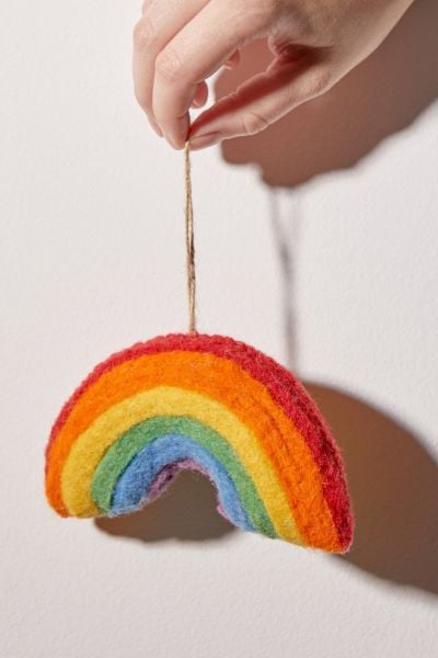 Felt Rainbow Christmas Ornament