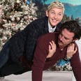 Milo Ventimiglia and Ellen DeGeneres Do Push-Ups While Laying on Each Others' Backs