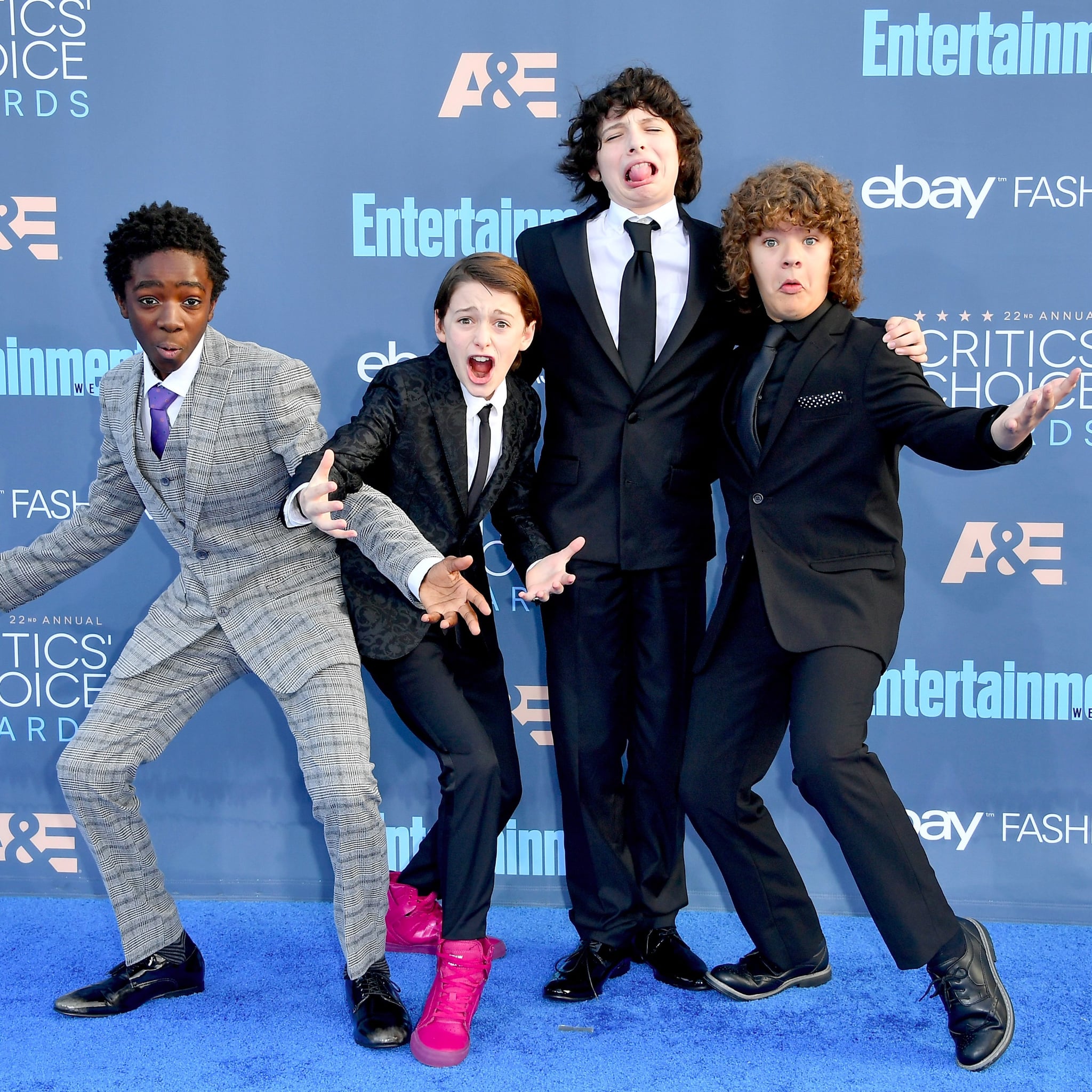 Stranger Things Cast At The 2017 Critics Choice Awards Popsugar Celebrity Australia