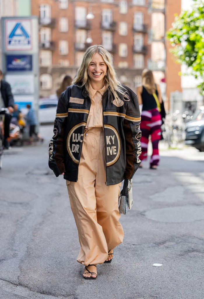 Copenhagen Fashion Week Street Style Spring 2024 Trend: Motorcore