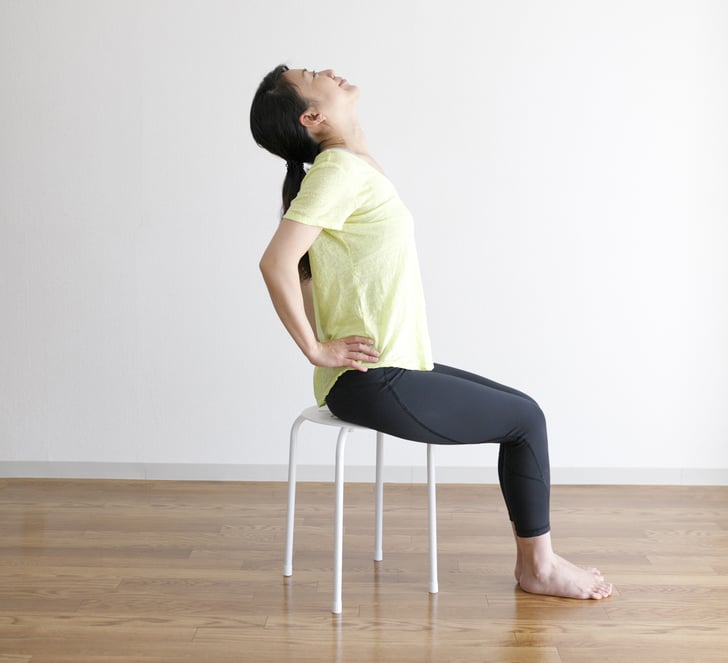 Full Body Adaptive Seated Yoga Flow In A Chair Popsugar Fitness