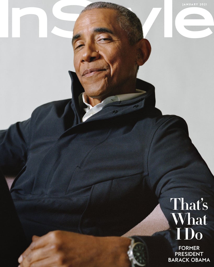 Barack Wearing the Jacket For His InStyle Cover Shoot