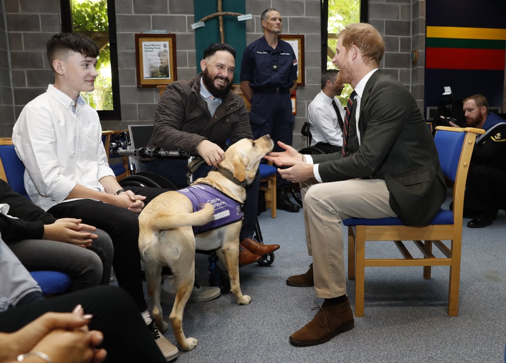 Prince Harry Visits the Royal Marines September 2018