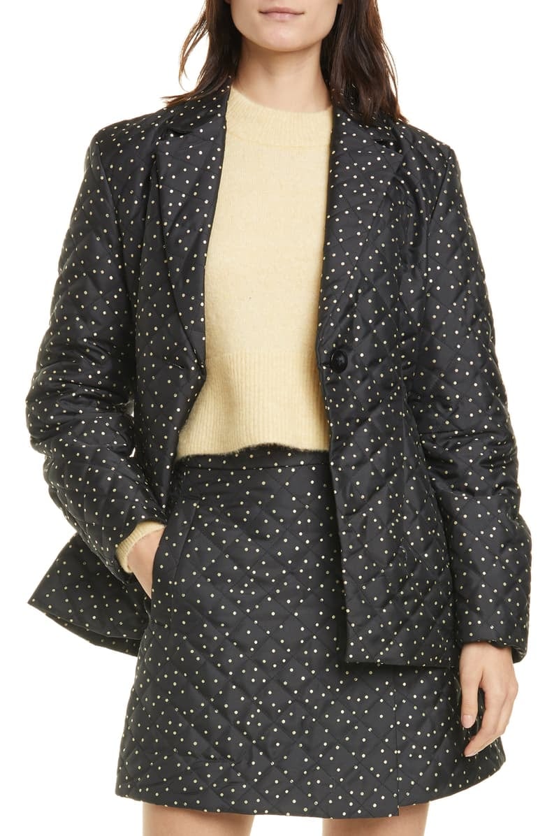 Baum und Pferdgarten Bente Dot Quilted Blazer