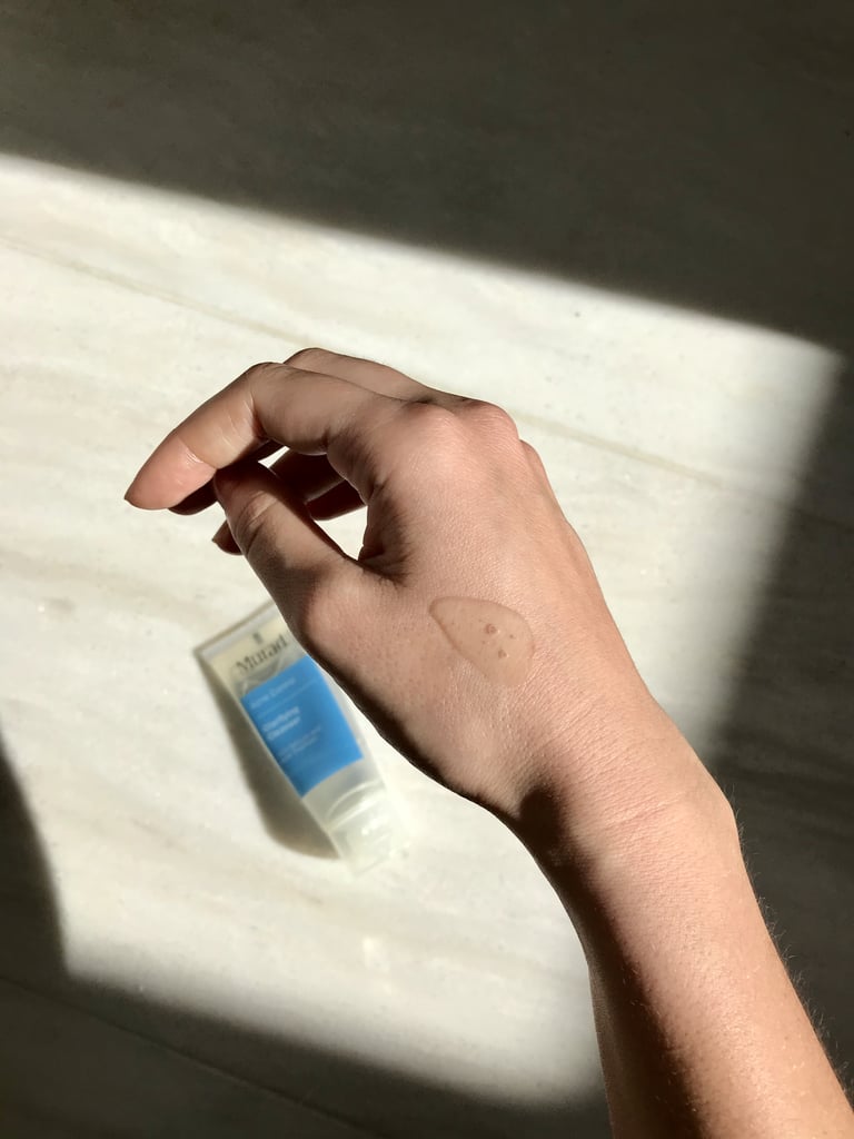 When I first got my hands on this cleanser, I didn't realize how popular it was. It has more than 1,400 five-star reviews on Sephora, where users have raved about the amazing results. A few commenters mentioned that the product was drying, which initially worried me because I also have dry skin. However, I haven't had a single issue — flakes or otherwise — since I started using it. Instead, my skin has been clearer than it's been in years. 
I knew just based off the lightweight texture that I was going to be obsessed with it after just one use. When you rinse it off, it also leaves behind a cooling sensation that makes skin feel fresh, crisp, and, most importantly, clean.