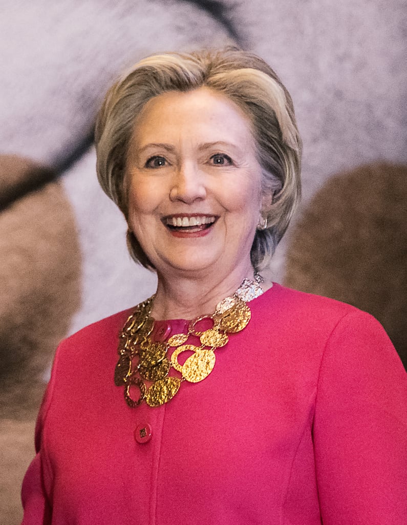Hillary Clinton's Necklace at Forever Stamp Ceremony 2017