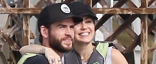 Miley Cyrus and Liam Hemsworth Are Spotted Wearing Wedding Rings