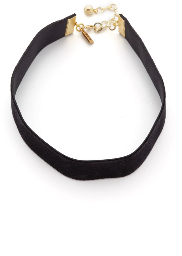 Vanessa Mooney Velvet Choker Necklace ($35)