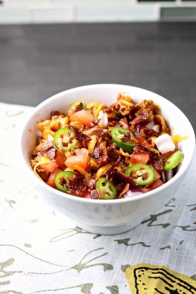 Bacon Jalapeño Cheeseburger Casserole