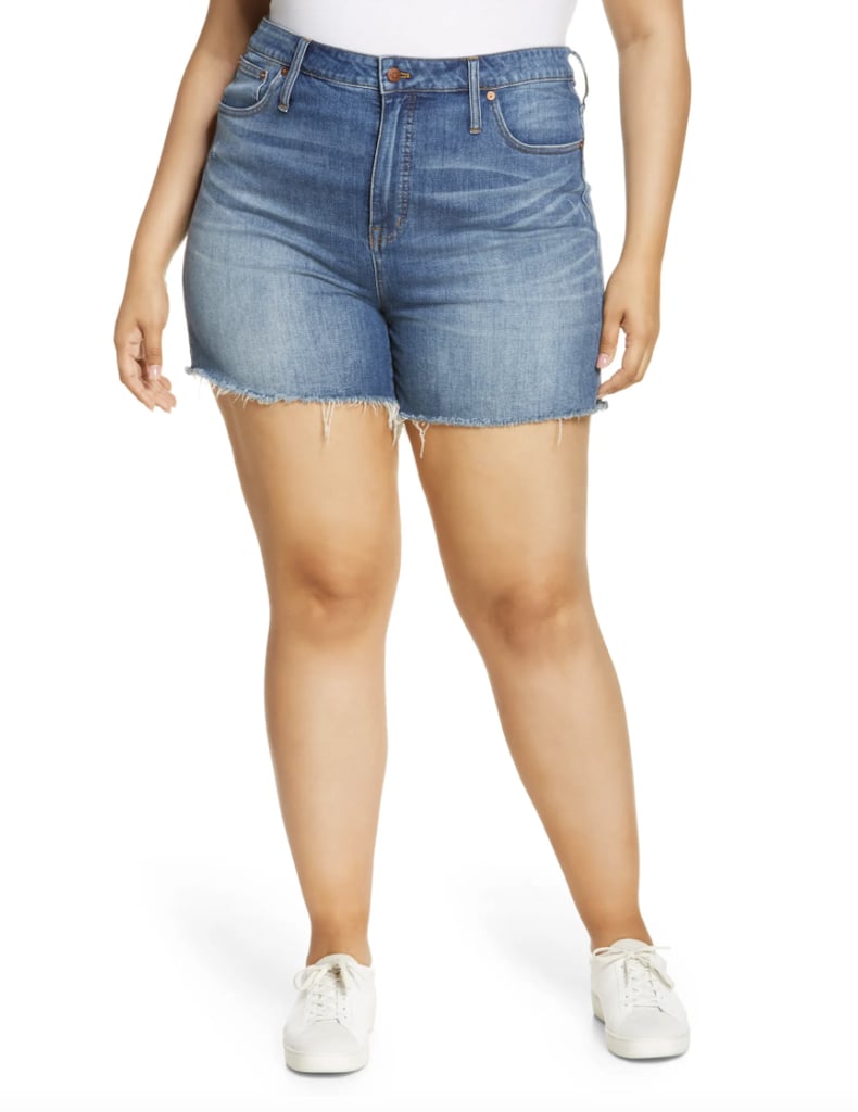 Madewell High Rise Cuffed Denim Shorts