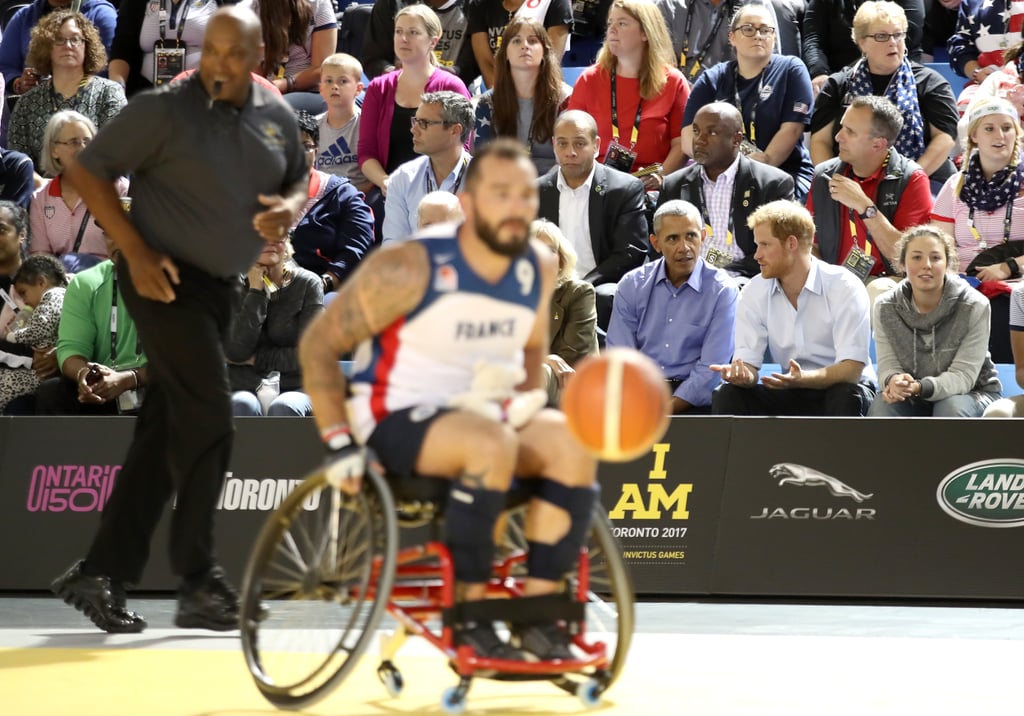 Prince Harry and Barack Obama at Invictus Games 2017