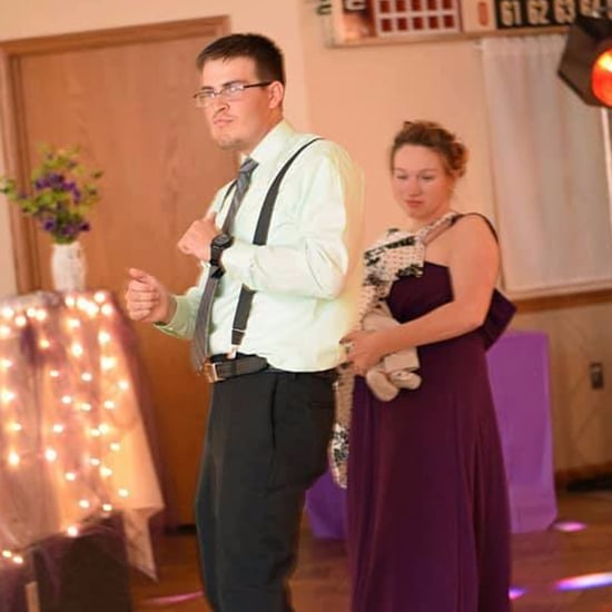 Mom Breastfeeds on the Dance Floor at a Wedding