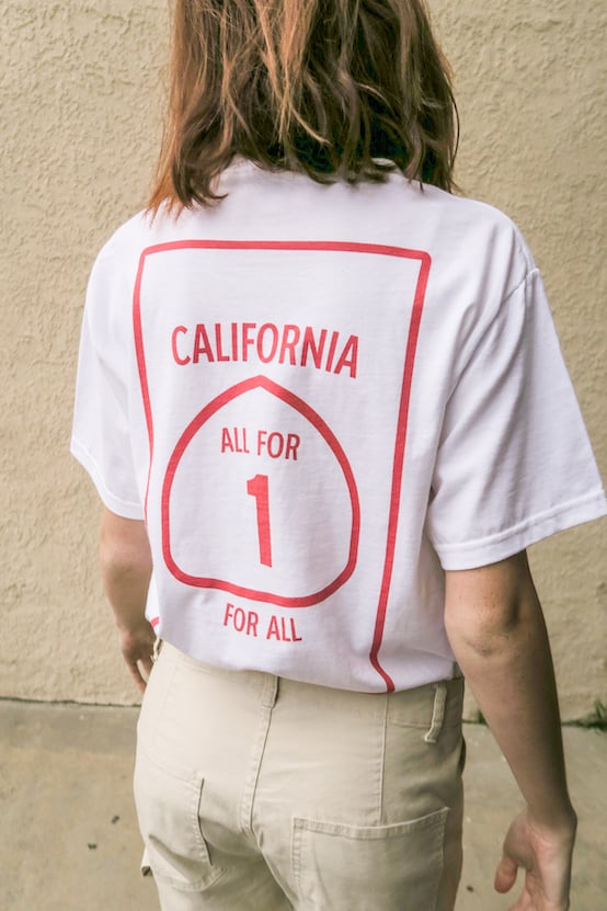 All For One California T-Shirt ($45)