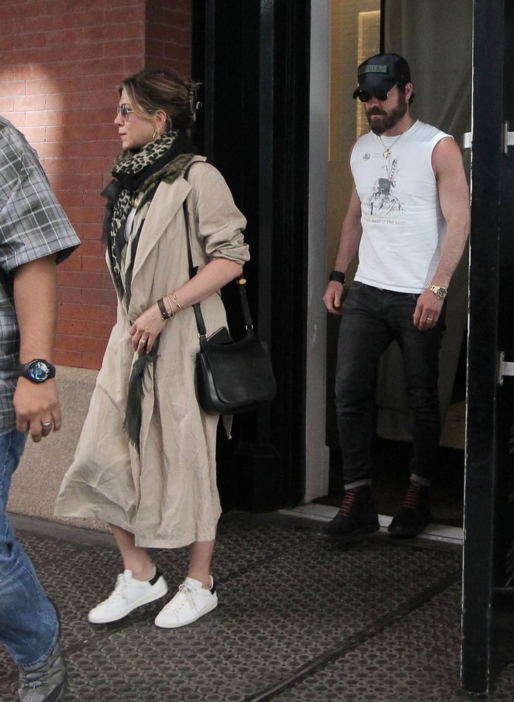 Jennifer Aniston and Justin Theroux in NYC June 2016