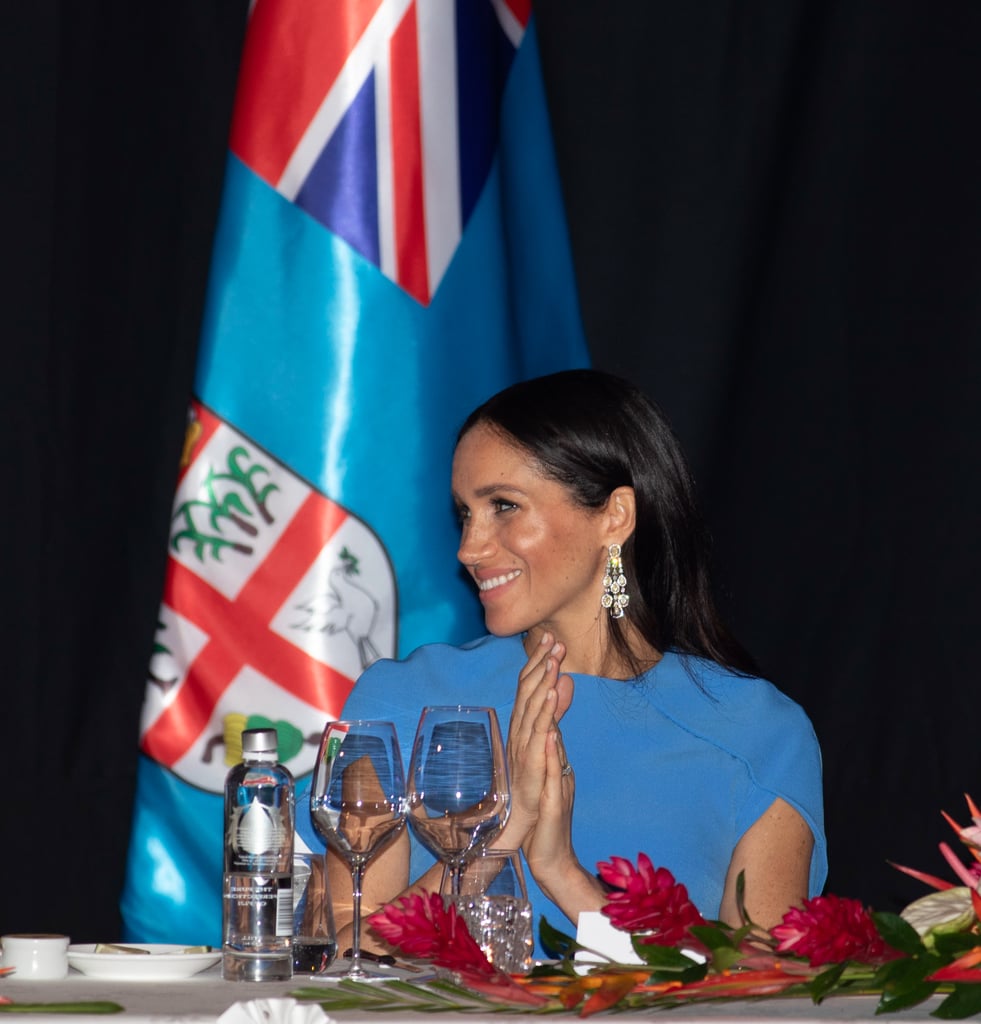 Meghan Markle and Prince Harry Attend Fiji State Dinner 2018