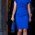 You'll Want to Zoom In on the Electric Blue Clutch Princess Victoria's Carrying
