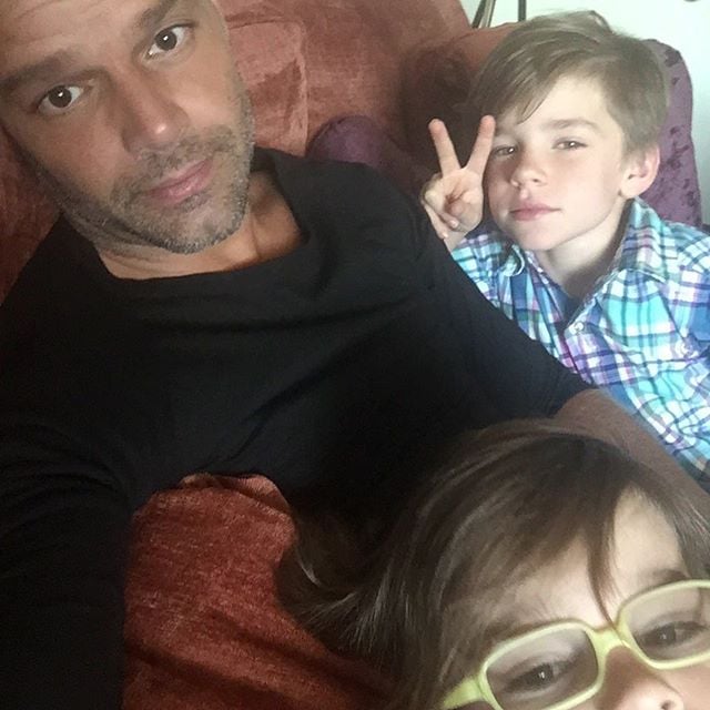 Ricky Martin's Family Pictures