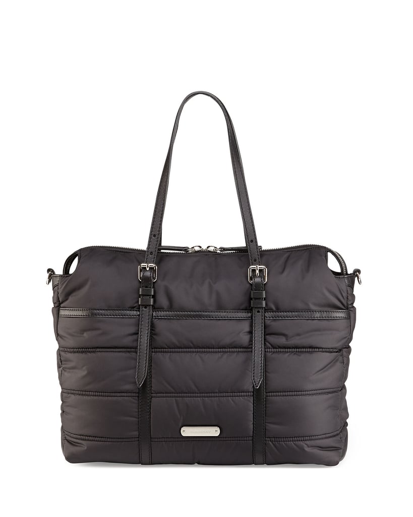 Burberry Abbey Quilted Nylon Diaper Tote Bag ($850)