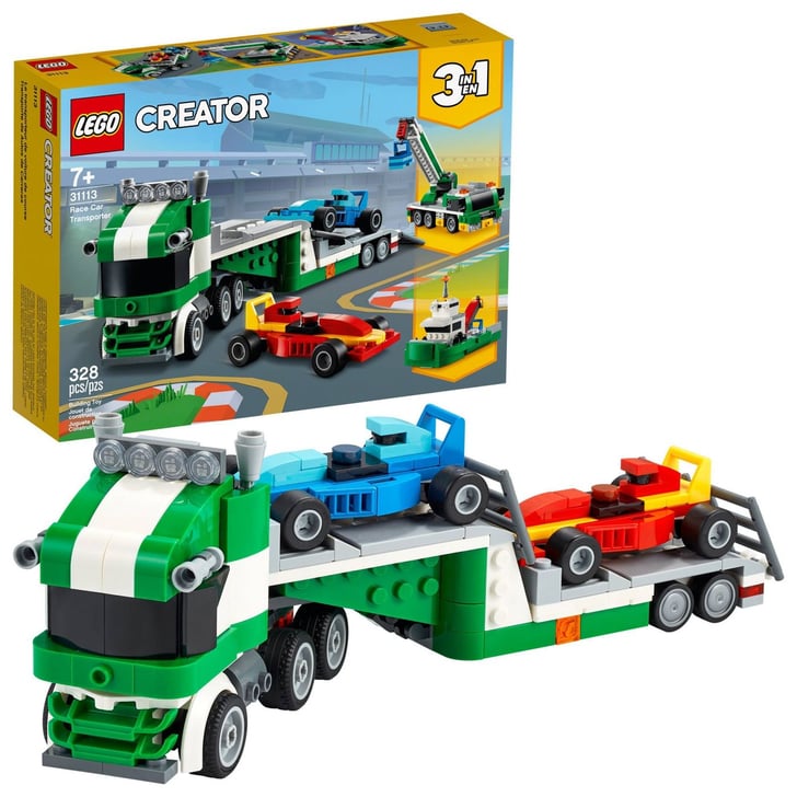 Lego Creator 3in1 Race Car Transporter Best New and Lego
