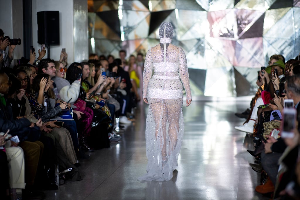 Ashley Graham Walking at Christian Siriano